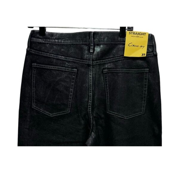 Sam Edelman Circus NY Womens  High-Rise Slim Straight Blue Denim Jeans Size 31 - Picture 5 of 11